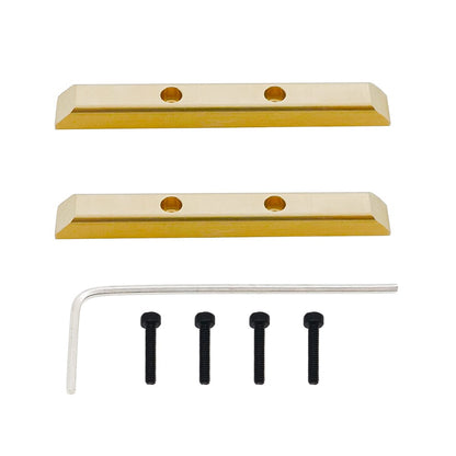 RCAWD AXIAL SCX24 Brass skid plate RCAWD Axial SCX24  Brass counterweight skid plate Upgrade part SCX2422Y