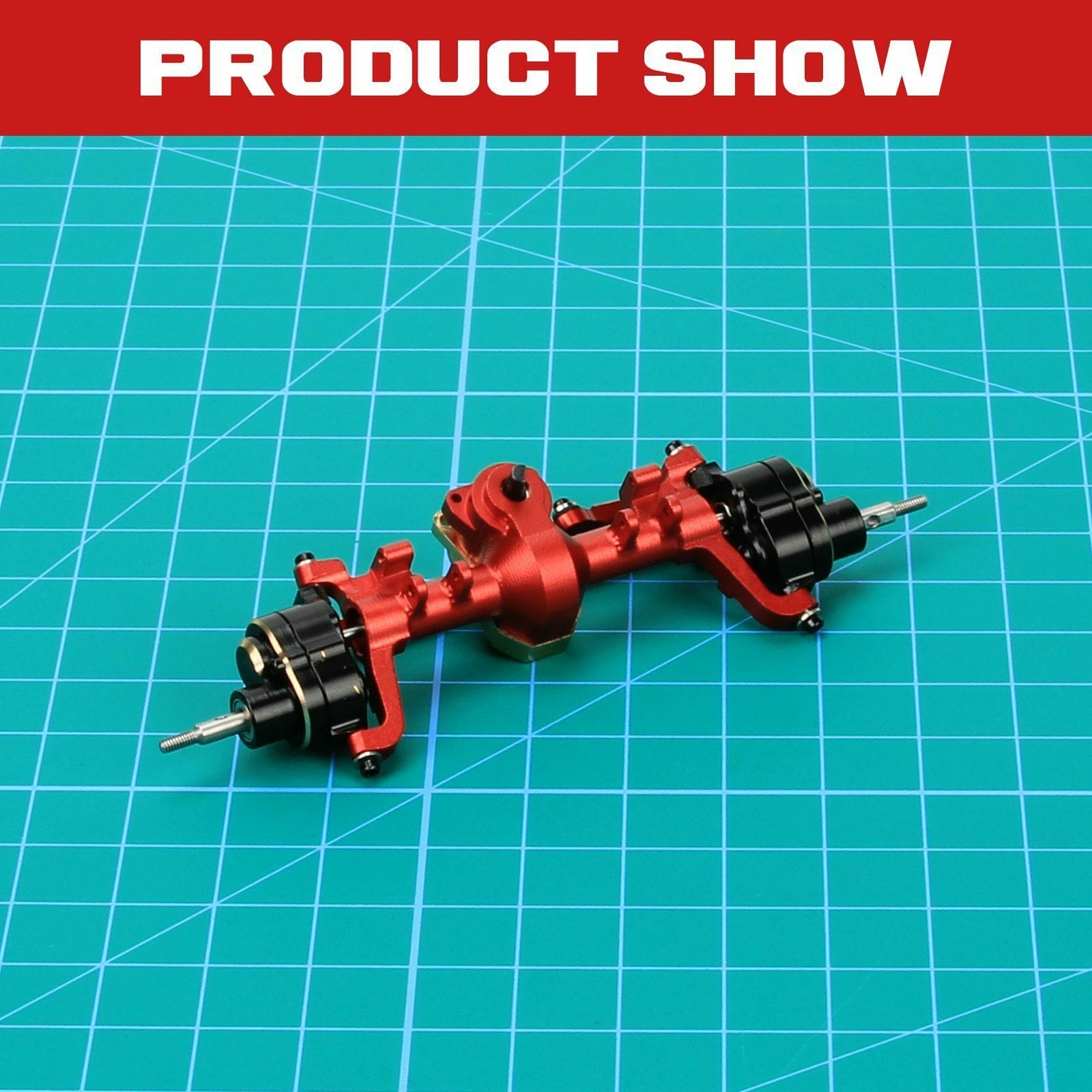 RCAWD Axial SCX24 CVD portal axle front for 1/24 Axial SCX24 crawlers compatiable with AX24 - RCAWD