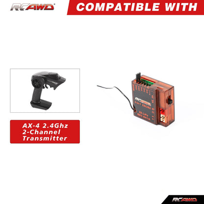 RCAWD AXIAL SCX24 ESC Electric Speed Controller RCAWD SCX24 ESC Electric Speed Controller for Axial 1/24