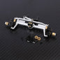 RCAWD AXIAL SCX24 Font Portal Axle / Silver RCAWD SCX24 Steel Front Rear Portal Axle with 60 Steering Angle 20MM Width Increase