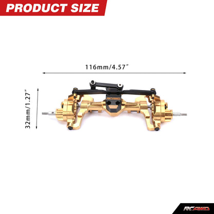 RCAWD Axial SCX24 Front Portal Axle with Strengthen version cvd - RCAWD