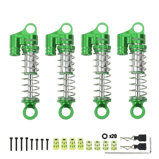 RCAWD AXIAL SCX24 Green / with soft spring RCAWD Axial SCX24 Oil Filled Type Shock Absorber Upgrade Parts