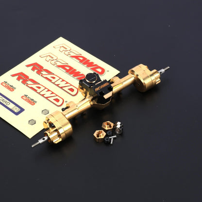 RCAWD AXIAL SCX24 Only Rear Portal Axle / Golden RCAWD Axial SCX24 Front Portal Axle with Strengthen version cvd