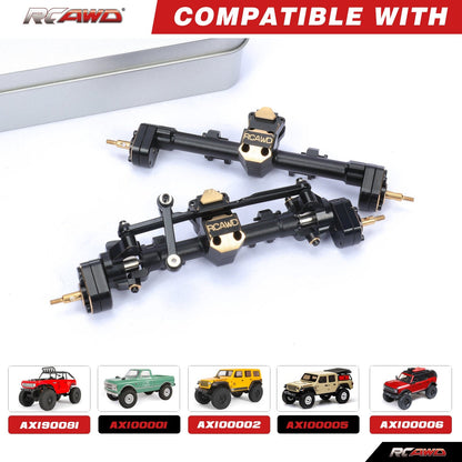 RCAWD Axial SCX24 Portal Axle Full Brass 3.0 Version - RCAWD