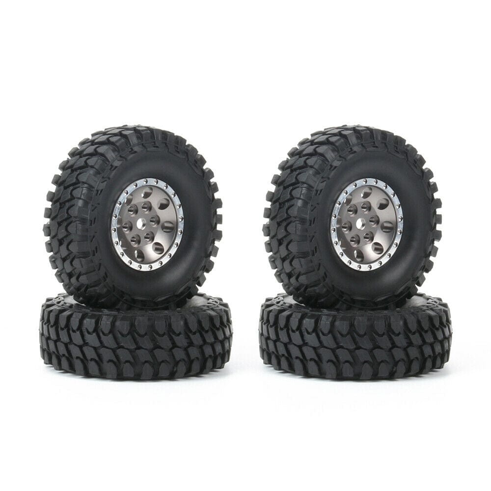 RCAWD AXIAL SCX24 RCAWD 1.0'' Aluminium Wheels 55*18mm tires for Axial 1/24  SCX24 crawlers