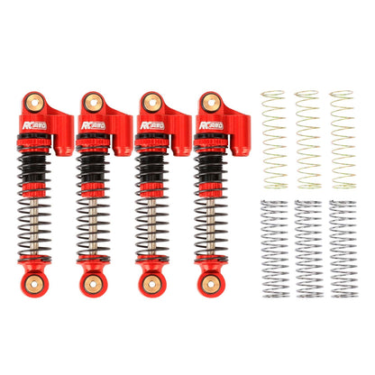 RCAWD AXIAL SCX24 RCAWD 48MM Oil-filled Front Rear Shock Absorbers Damper Set with 8pcs replacement Spring For FCX24M SCX24