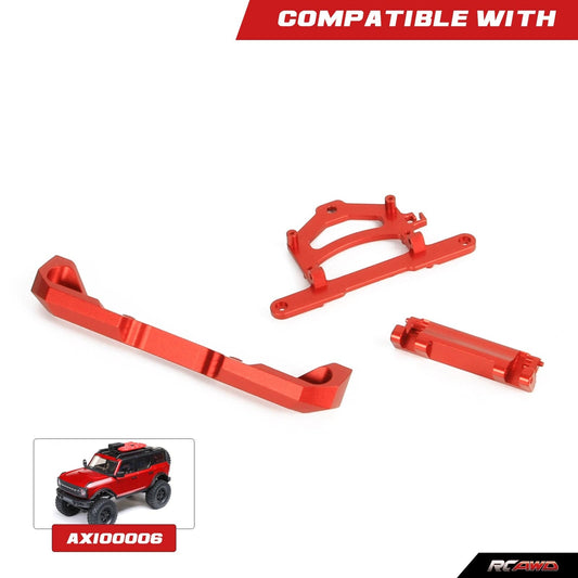 RCAWD AXIAL SCX24 RCAWD Axial SCX24 Bronco Upgrades Aluminum Alloy rear bumper SCX2503