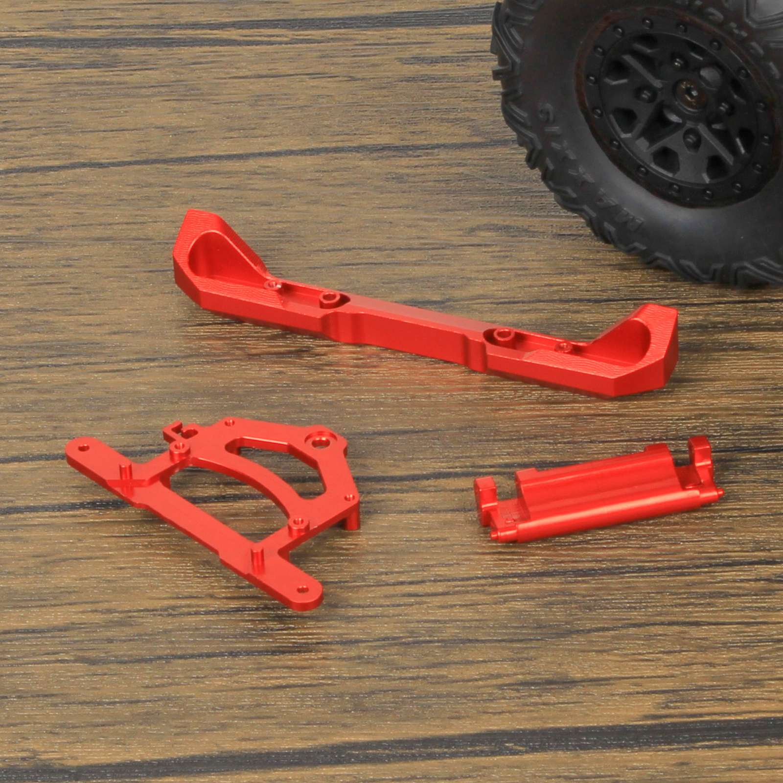 RCAWD AXIAL SCX24 RCAWD Axial SCX24 Bronco Upgrades Aluminum Alloy rear bumper SCX2503