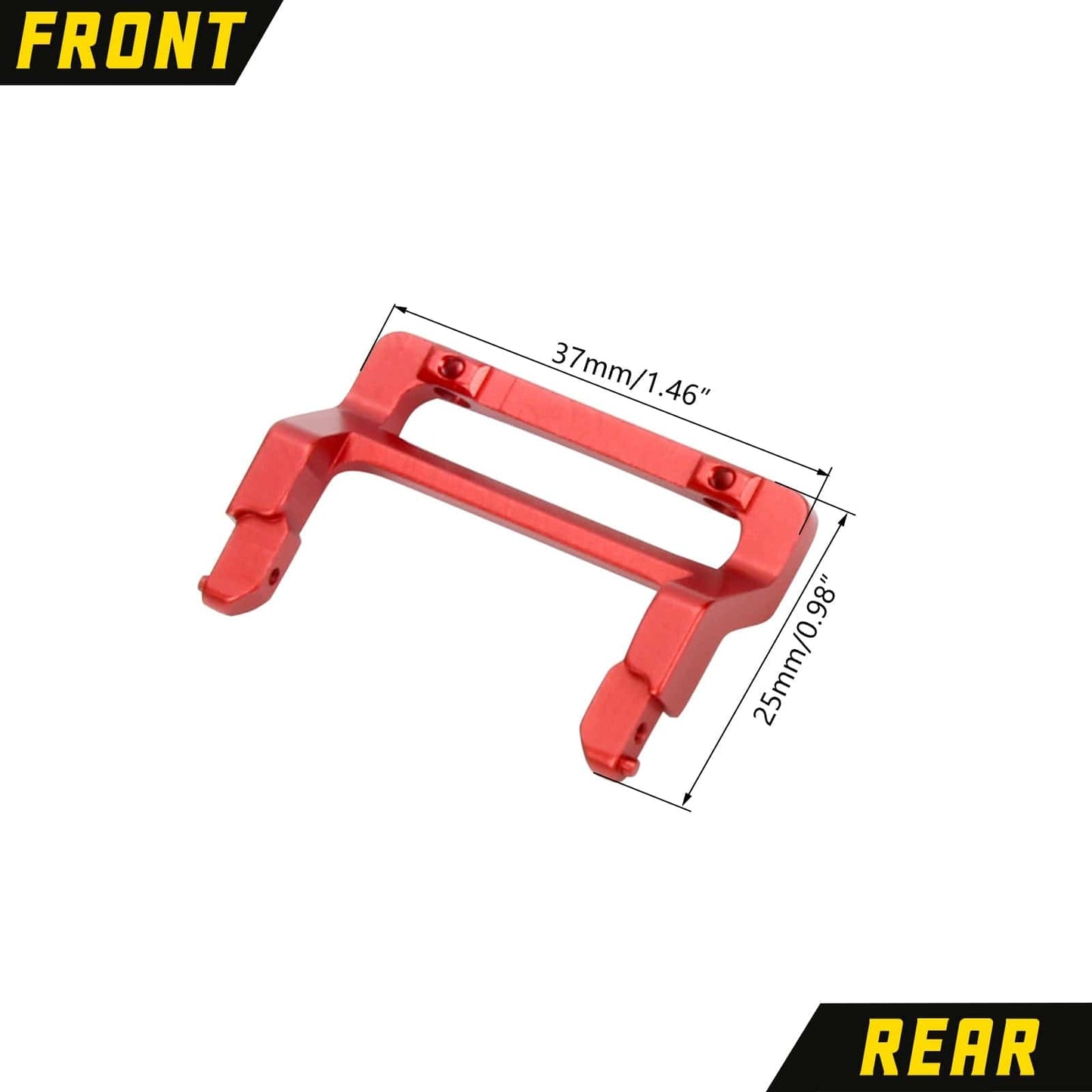 RCAWD AXIAL SCX24 RCAWD Axial SCX24 C10 Upgrades Aluminum alloy front bumper mount SCX2451