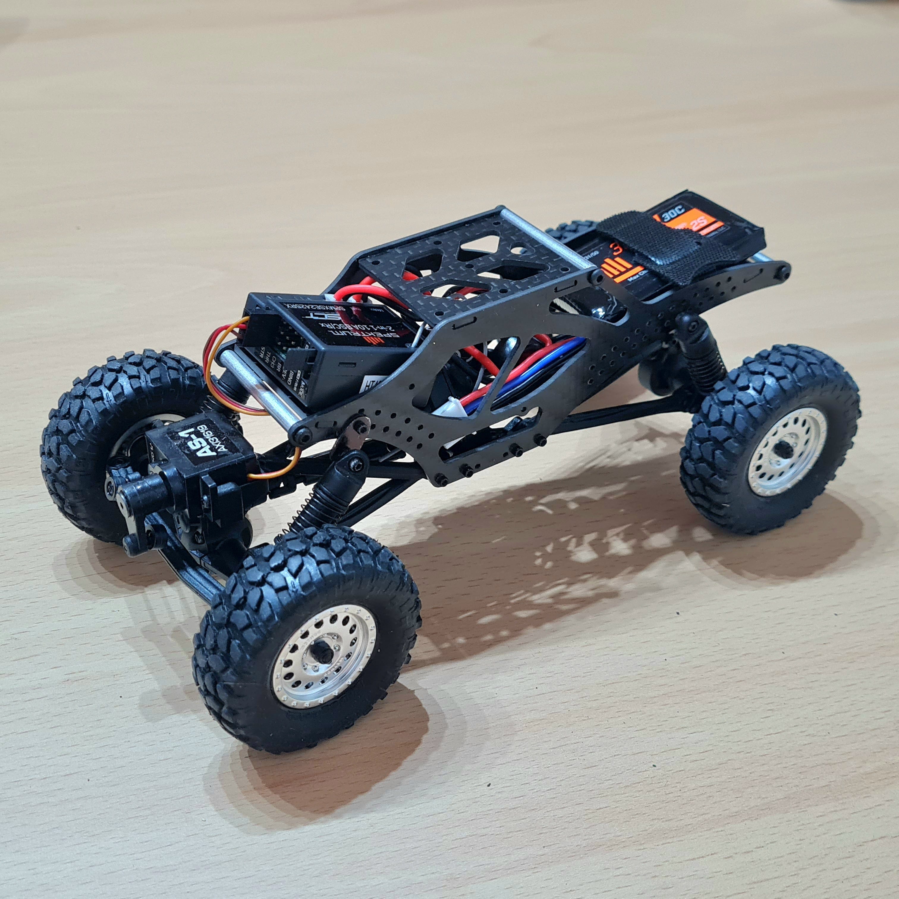 RCAWD Axial SCX24 Low Center of Gravity Carbon Fiber Frame
