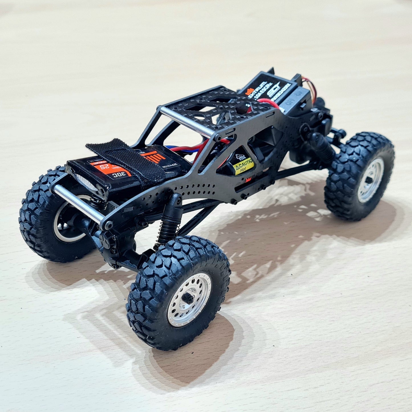 RCAWD AXIAL SCX24 RCAWD Axial SCX24 Carbon Fiber Frame Body Chassis Cover Kit