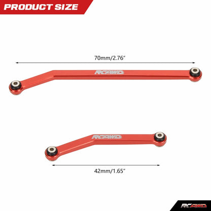 RCAWD AXIAL SCX24 RCAWD Axial SCX24 Deadbolt High Clearance lower linkage toe link tie rod set SCX2542