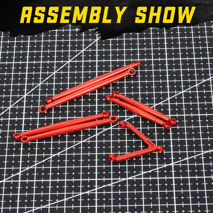 RCAWD AXIAL SCX24 RCAWD Axial SCX24 Deadbolt Upgrades Aluminum alloy link set/tie rod set SCX2460