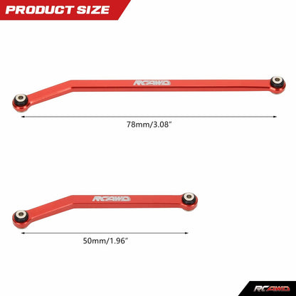 RCAWD AXIAL SCX24 RCAWD Axial SCX24 Gladiator Upgrades High clearance lower linkage toe link tie rod set SCX2544