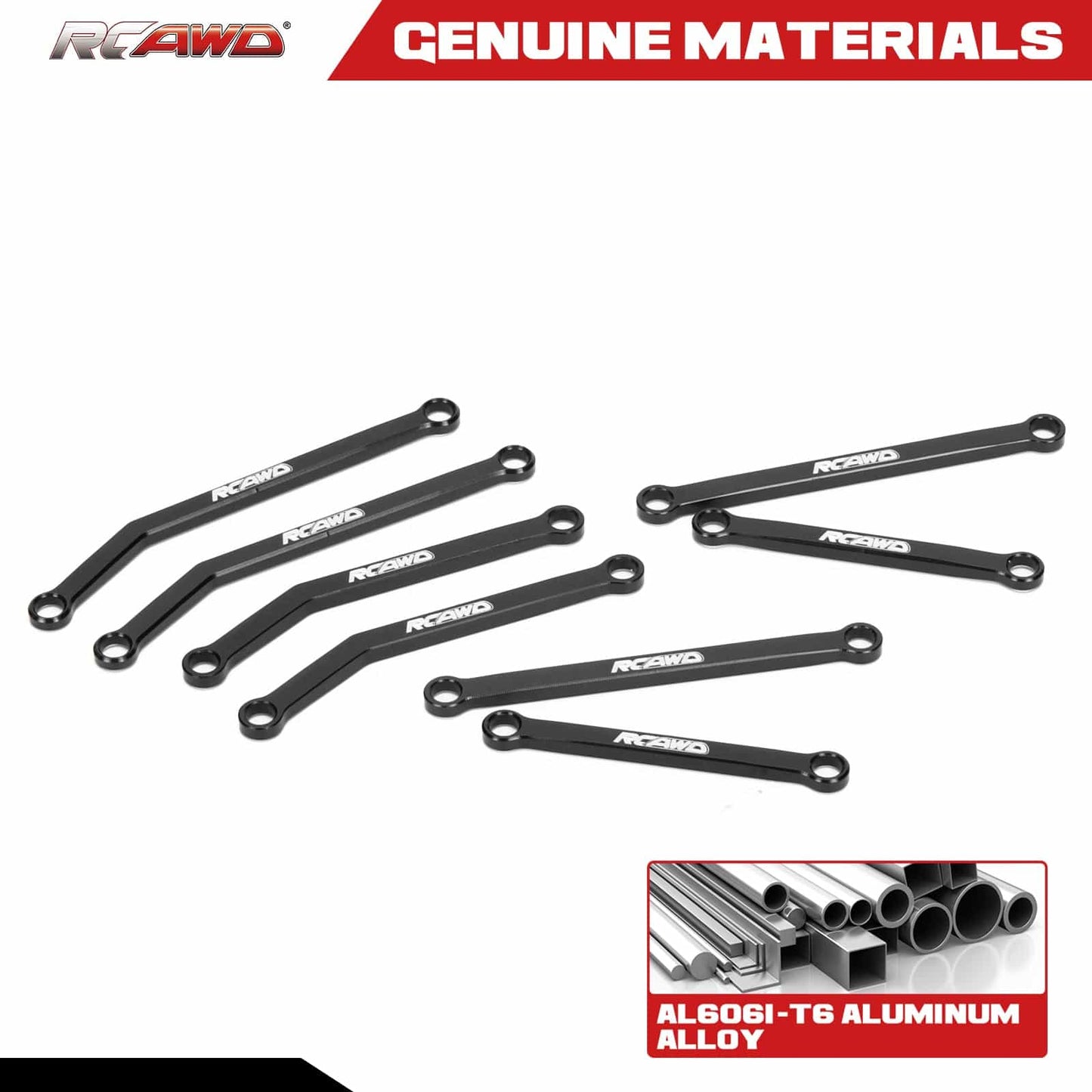 RCAWD AXIAL SCX24 RCAWD Axial SCX24 high clearance links for C10 Jeep Wrangler Bronco  SCX2546