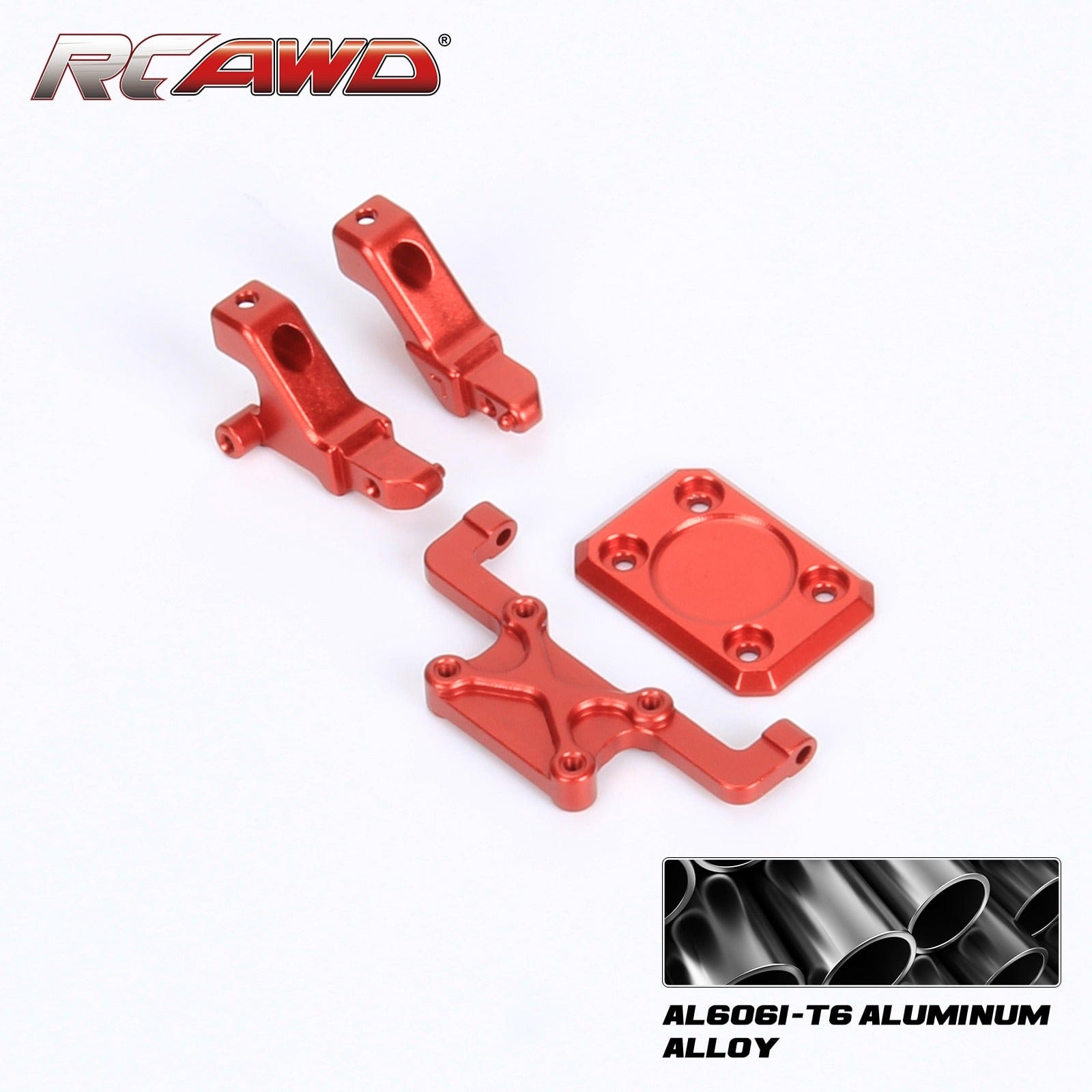 RCAWD AXIAL SCX24 RCAWD Axial SCX24 Jeep Wrangler Upgrades Aluminum body shell body post  rear hinge mount set SCX2443