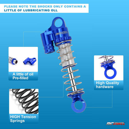 RCAWD AXIAL SCX24 RCAWD Axial SCX24 Oil Filled Type Shock Absorber Upgrade Parts