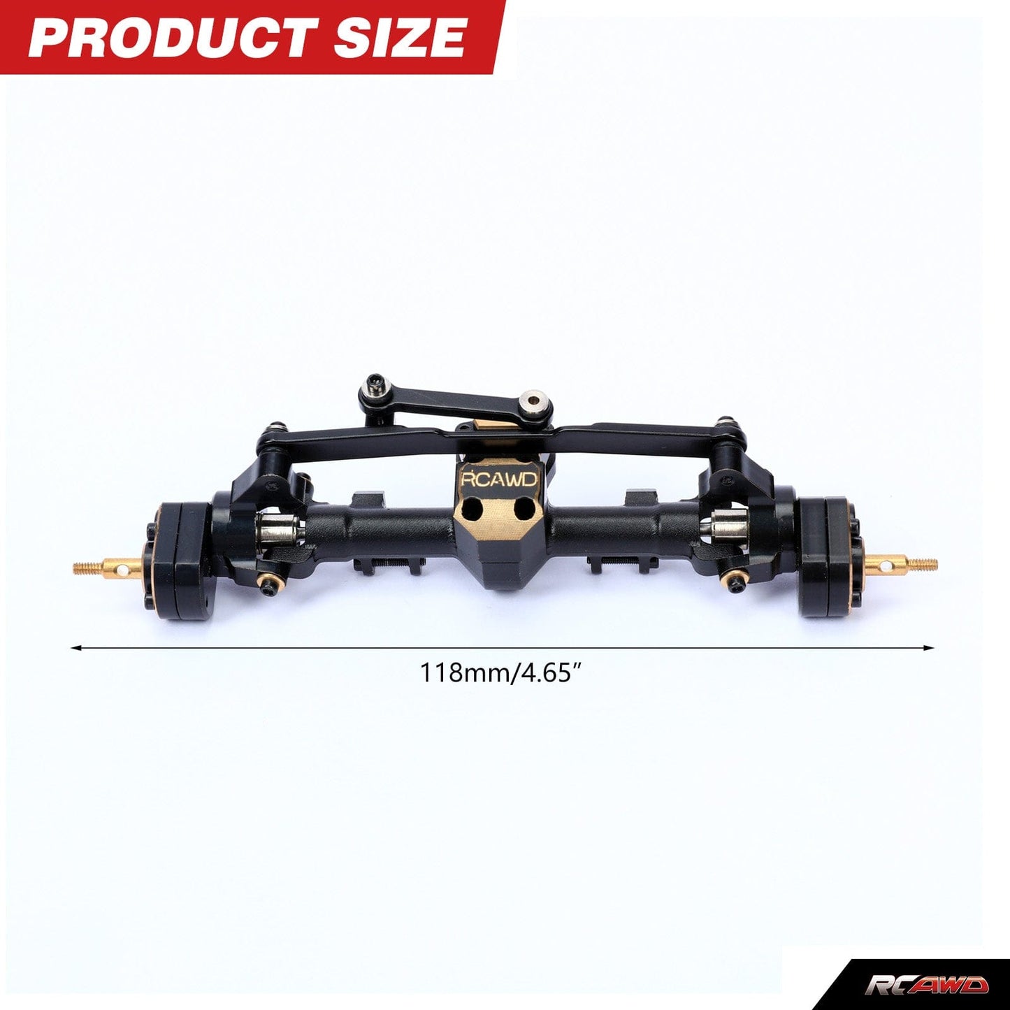 RCAWD AXIAL SCX24 RCAWD Axial SCX24 Portal Axle Full Brass 3.0 Version