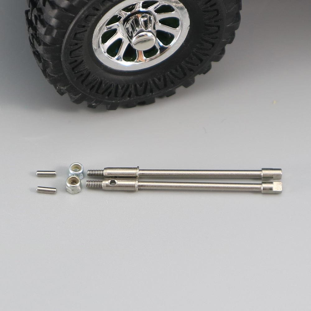 RCAWD AXIAL SCX24 RCAWD Axial SCX24 stainless steel rear axles set SCX2428S