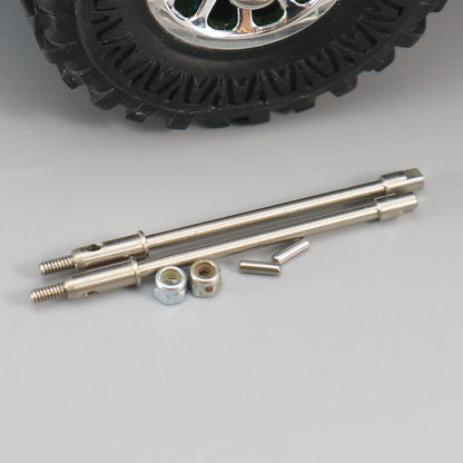 RCAWD AXIAL SCX24 RCAWD Axial SCX24 stainless steel rear axles set SCX2428S