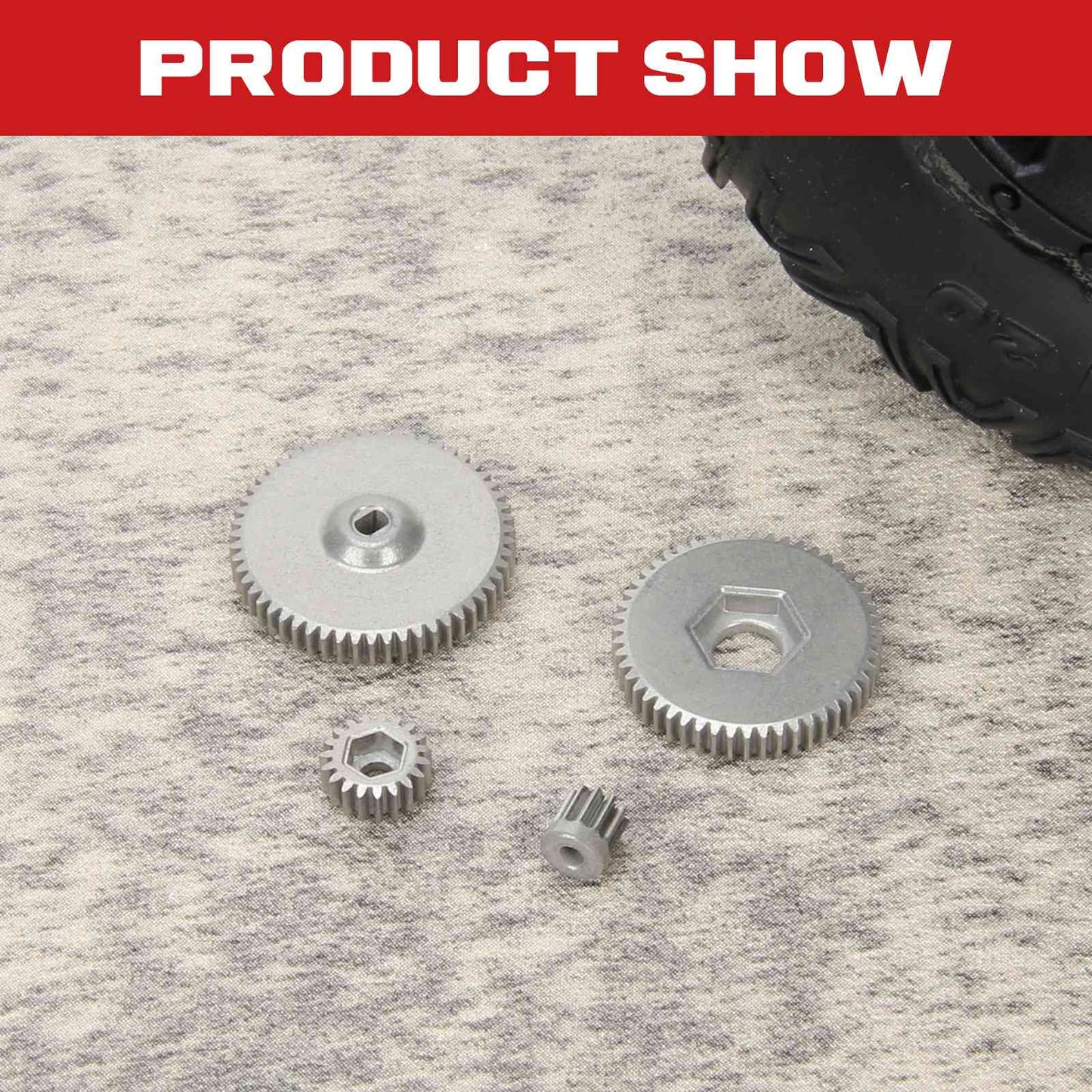 RCAWD AXIAL SCX24 RCAWD Axial SCX24 stainless steel Transmission Gears SCX2436