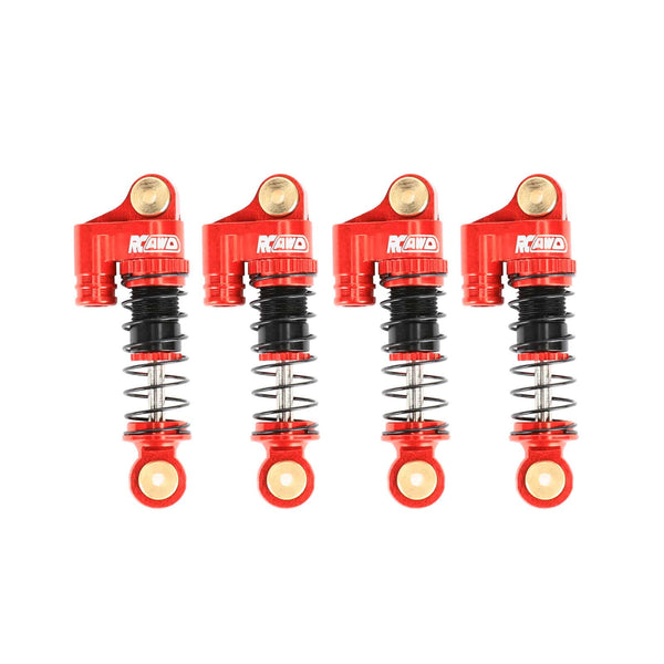 RCAWD Axial SCX24 Upgrades 38mm Oil Filled F/R Type Shock Absorber 4pcs - RCAWD