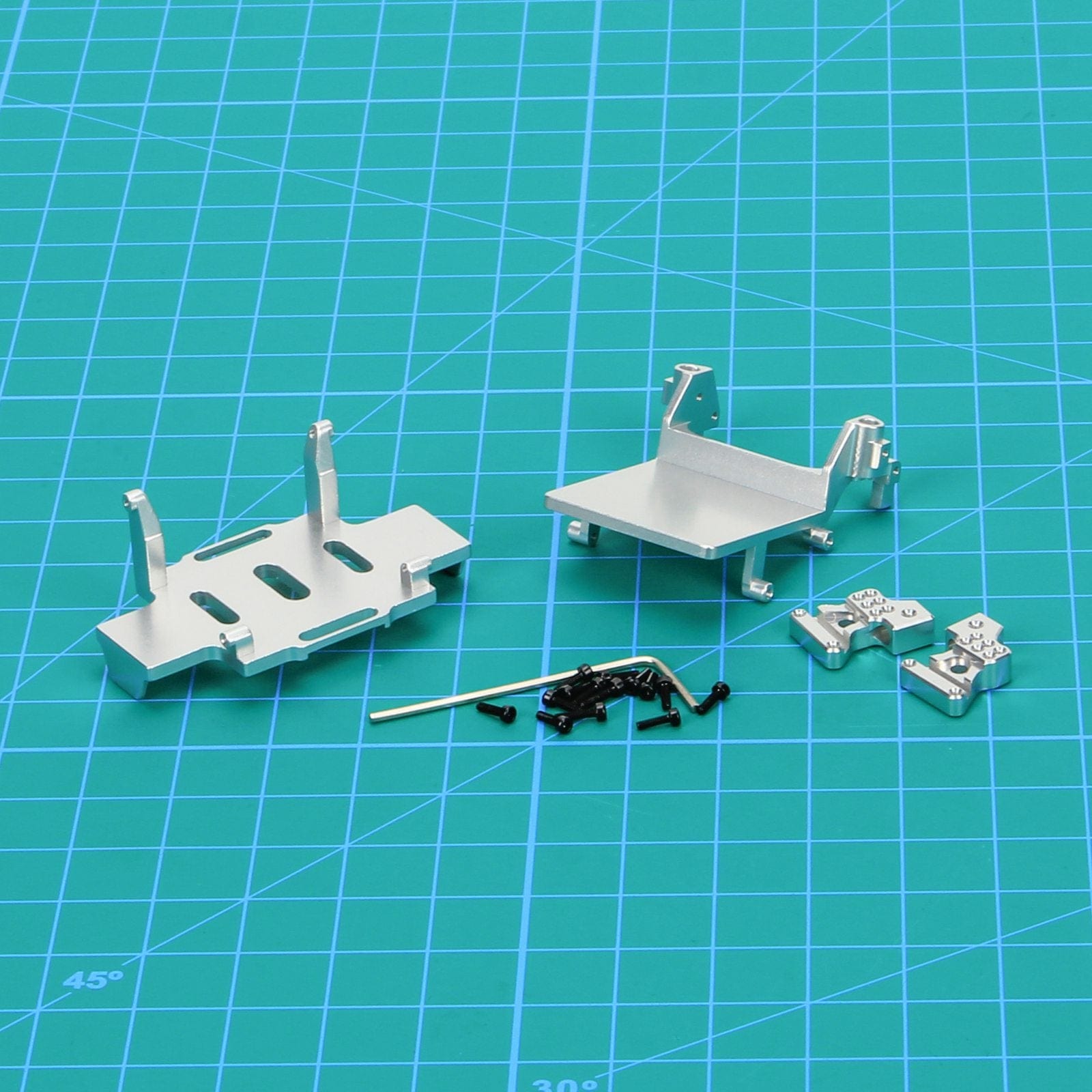 RCAWD AXIAL SCX24 RCAWD Axial SCX24 Upgrades Alloy battery tray ESC tray rear shock tower SCX2502