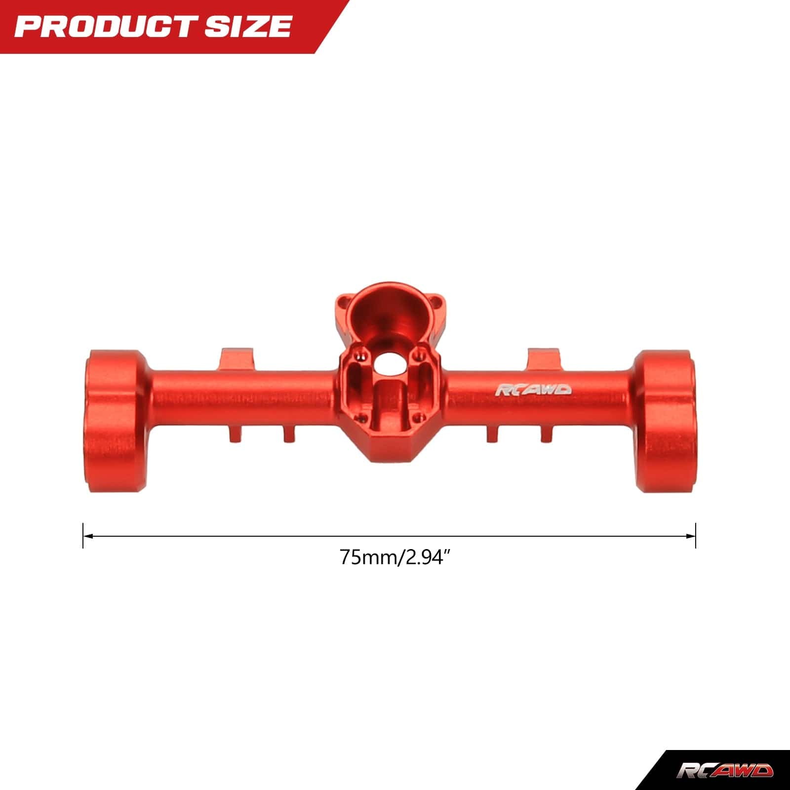 RCAWD AXIAL SCX24 RCAWD Axial SCX24 upgrades Alloy Front rear portal axle housing case compatiable with AX24