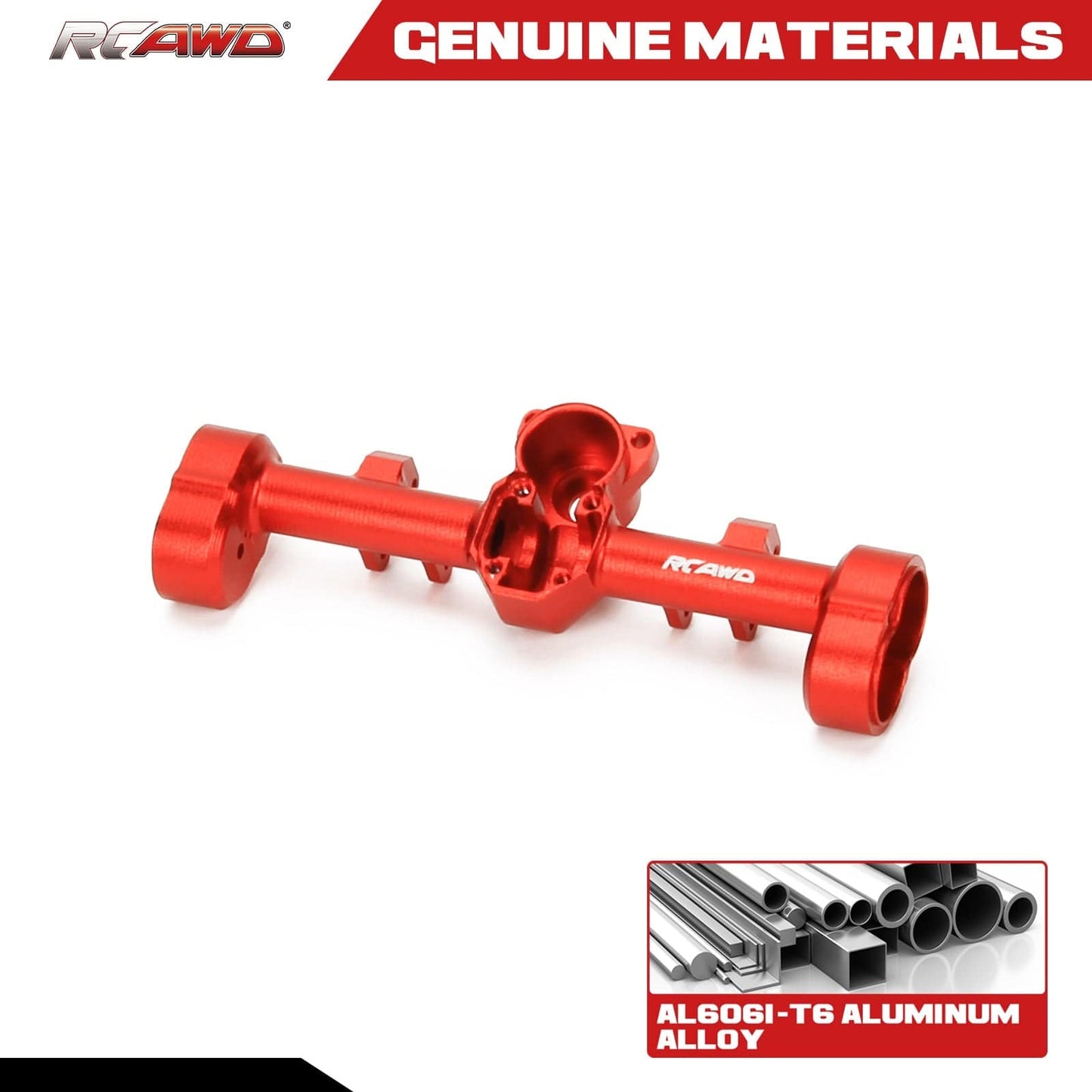 RCAWD AXIAL SCX24 RCAWD Axial SCX24 upgrades Alloy Front rear portal axle housing case compatiable with AX24