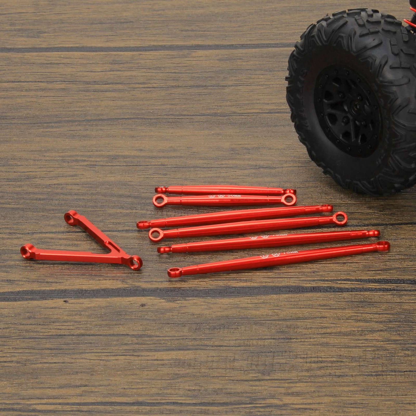 RCAWD AXIAL SCX24 RCAWD Axial SCX24 Upgrades Alloy links linkage rod set SCX2507