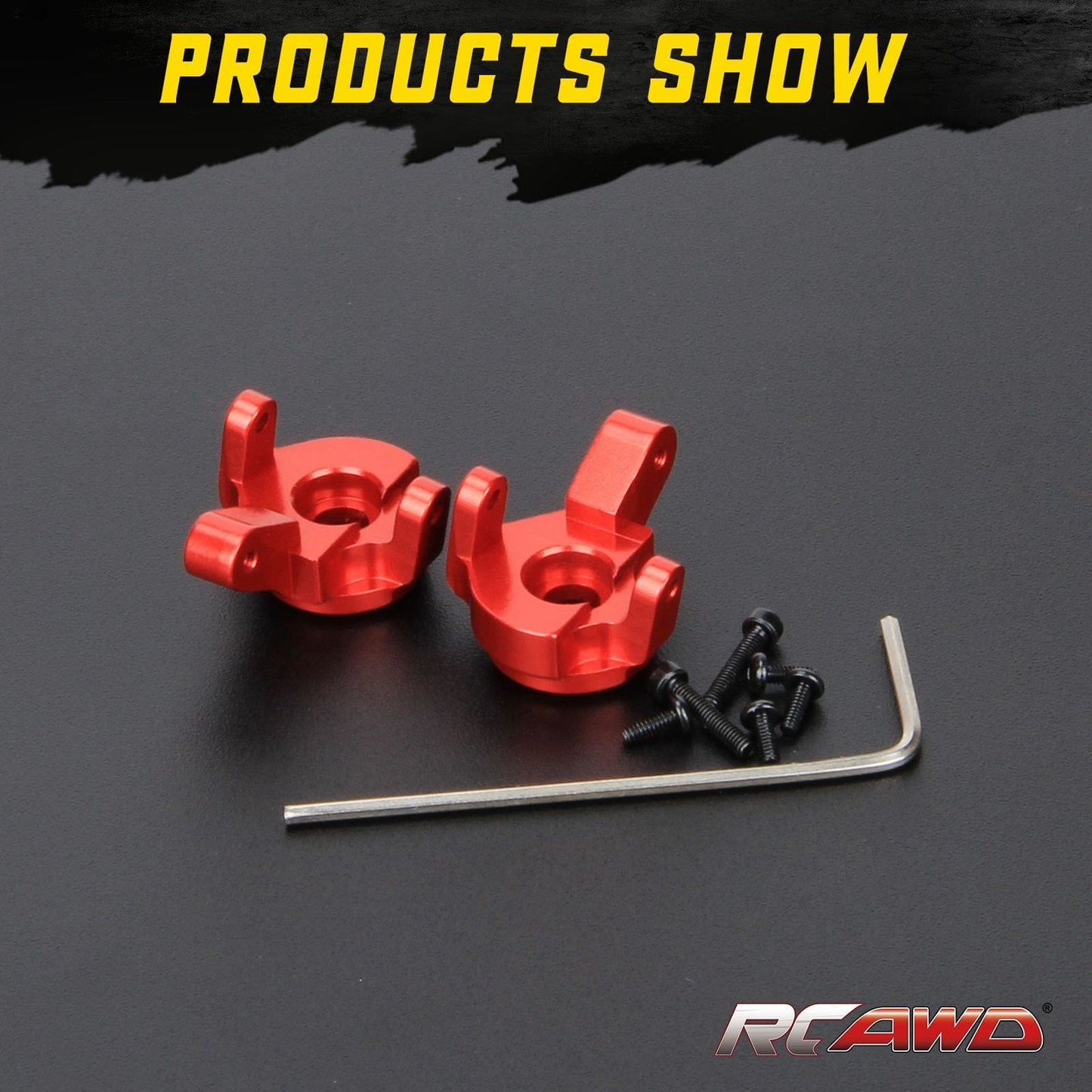 RCAWD AXIAL SCX24 RCAWD Axial SCX24 Upgrades Aluminium steering hub carrier SCX2444