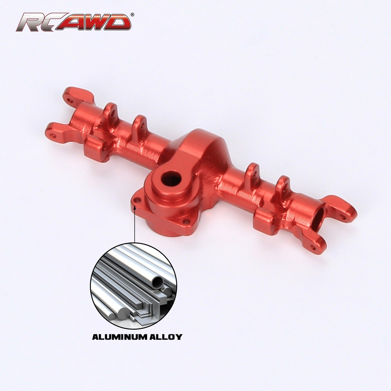 RCAWD AXIAL SCX24 RCAWD Axial SCX24 Upgrades Aluminum alloy front axle housing w/o gears SCX2455 compatiable with AX24