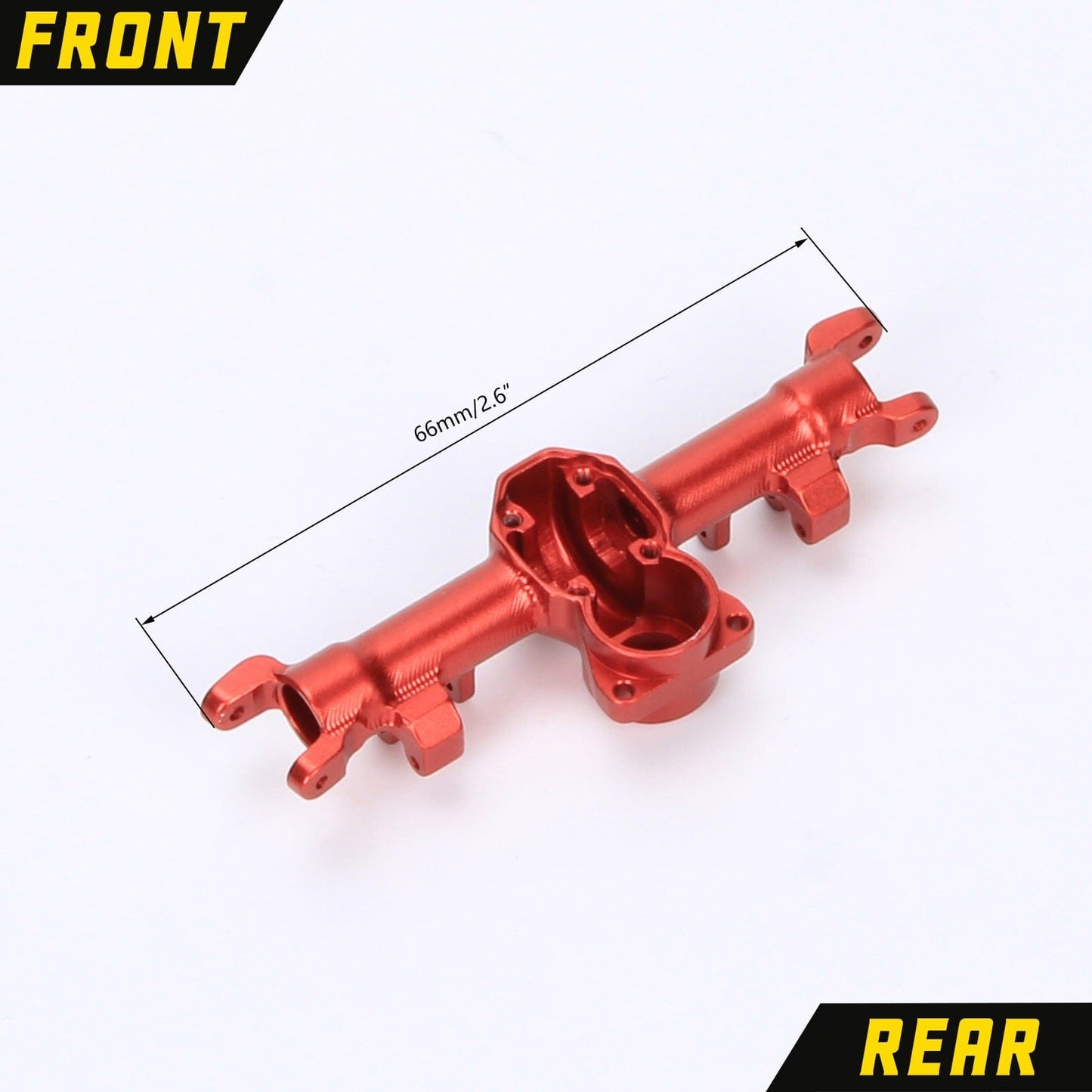 RCAWD AXIAL SCX24 RCAWD Axial SCX24 Upgrades Aluminum alloy front axle housing w/o gears SCX2455 compatiable with AX24