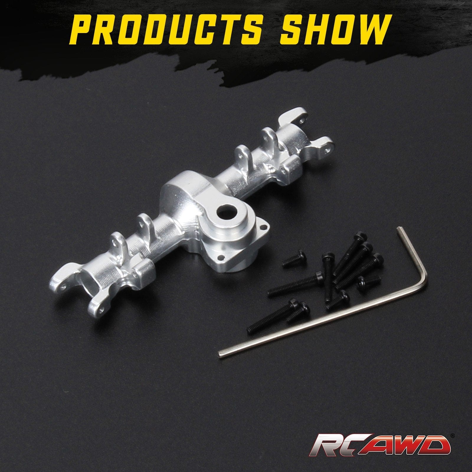 RCAWD AXIAL SCX24 RCAWD Axial SCX24 Upgrades Aluminum alloy front axle housing w/o gears SCX2455 compatiable with AX24