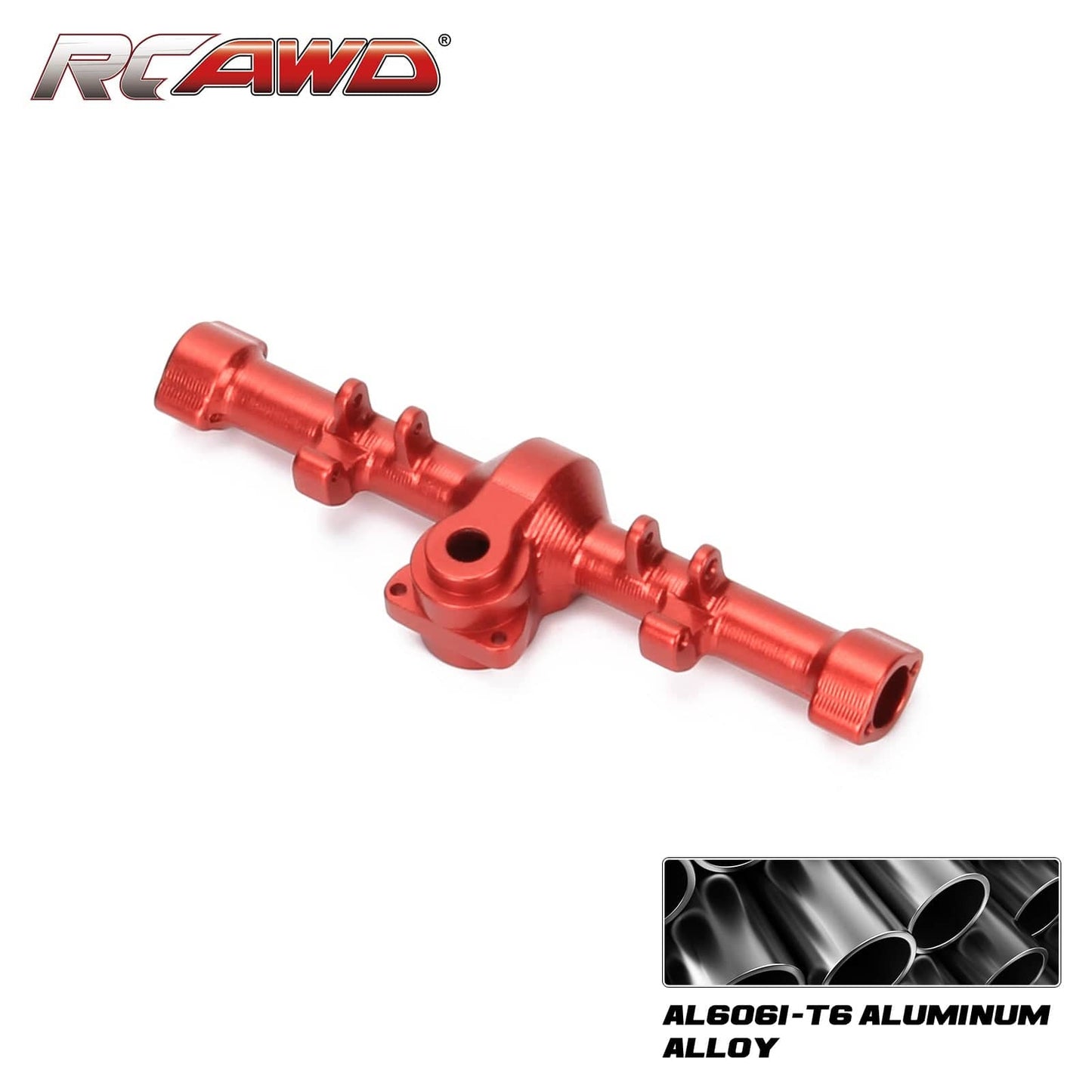 RCAWD AXIAL SCX24 RCAWD Axial SCX24 Upgrades Aluminum alloy rear axle housing SCX2456