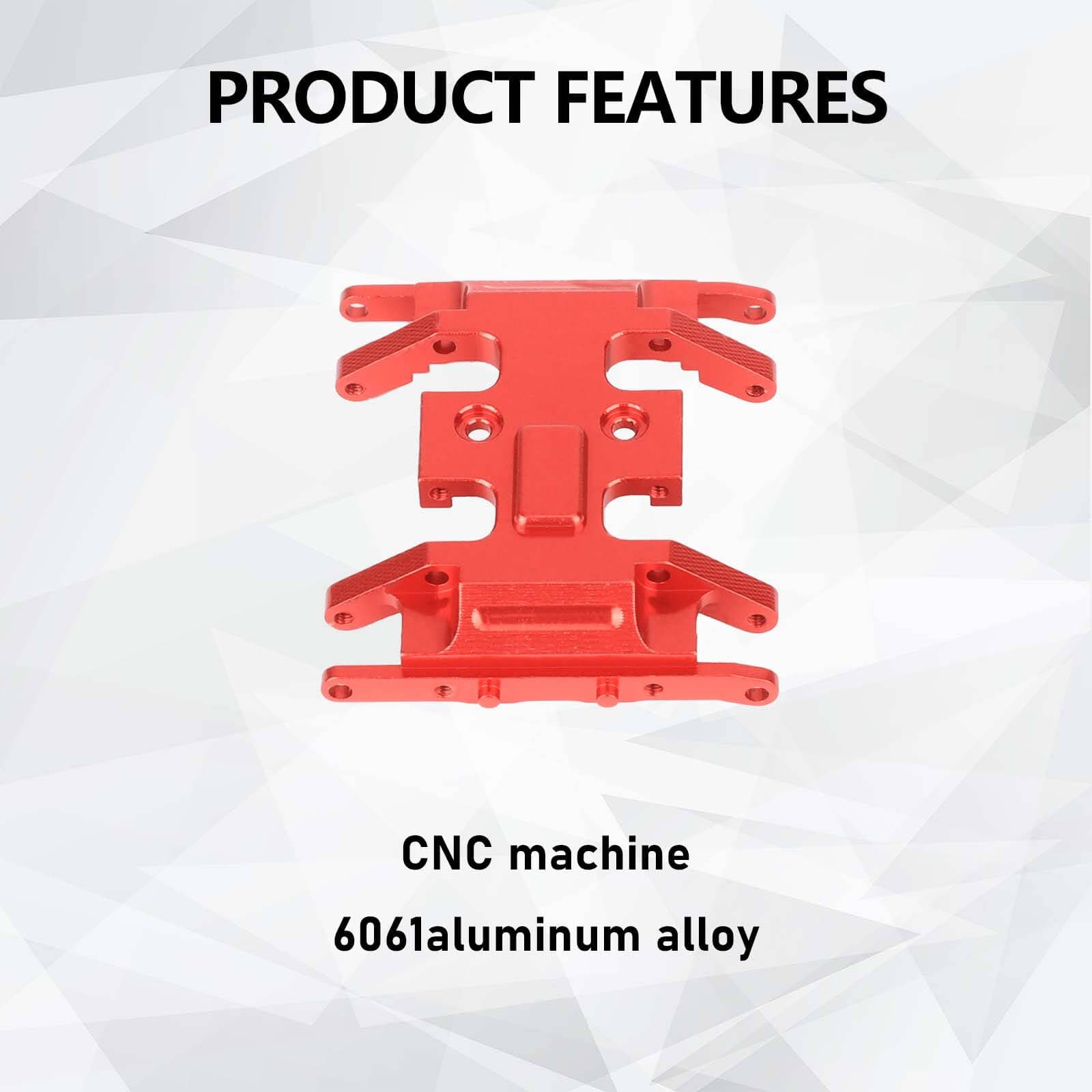 RCAWD AXIAL SCX24 RCAWD Axial SCX24 Upgrades Aluminum Skid Plate Center Gear Box Mount SCX2401