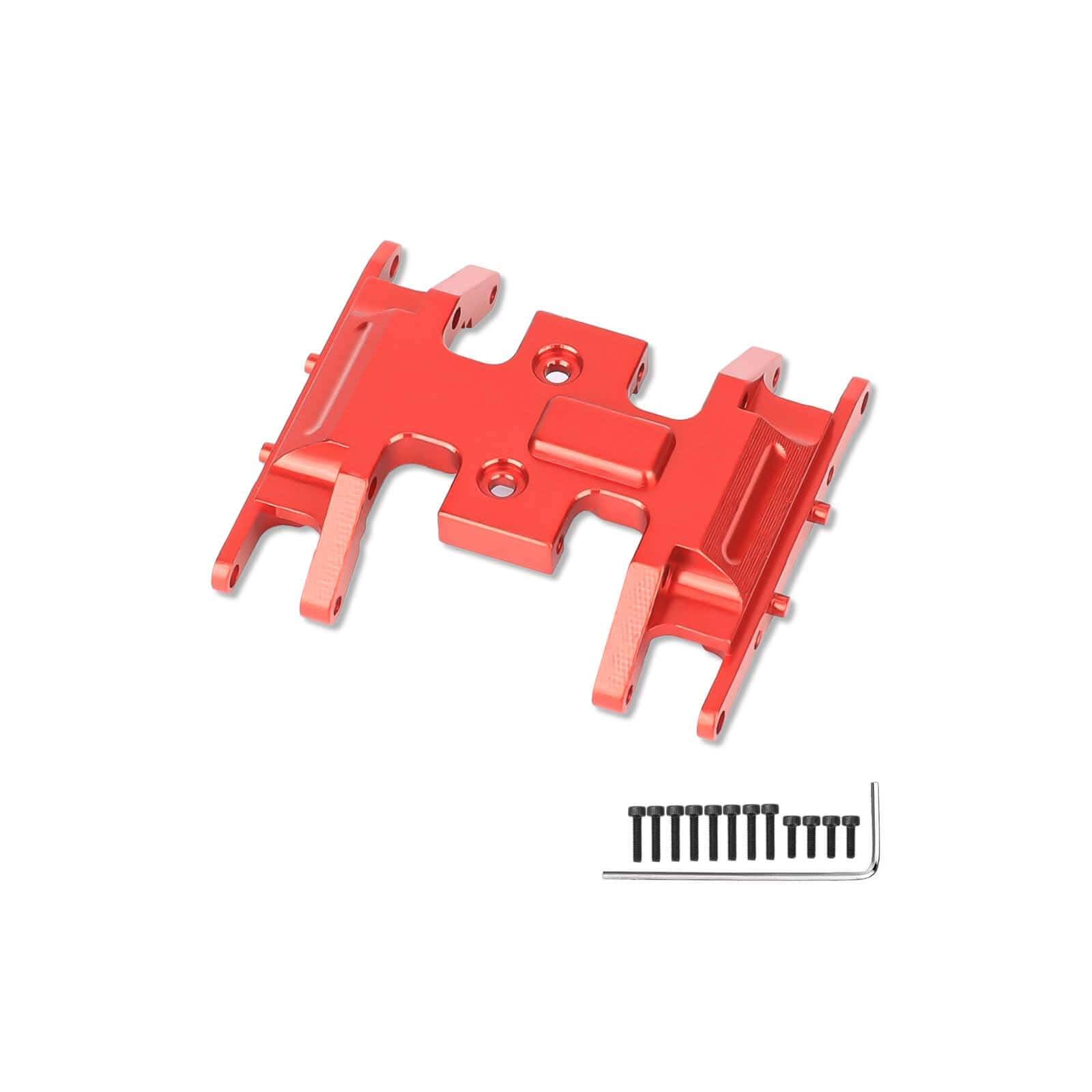 RCAWD AXIAL SCX24 RCAWD Axial SCX24 Upgrades Aluminum Skid Plate Center Gear Box Mount SCX2401