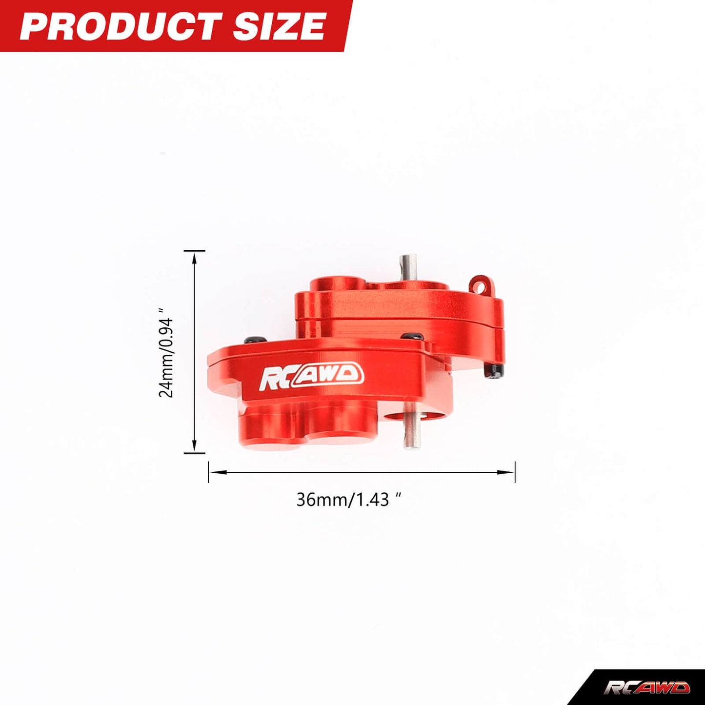 RCAWD AXIAL SCX24 RCAWD Axial SCX24 Upgrades Center Transmission Set