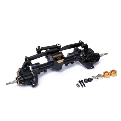 RCAWD AXIAL SCX24 RCAWD Axial SCX24 upgrades Full Brass Front Rear Portal Axle Increase Weight compatiable with AX24