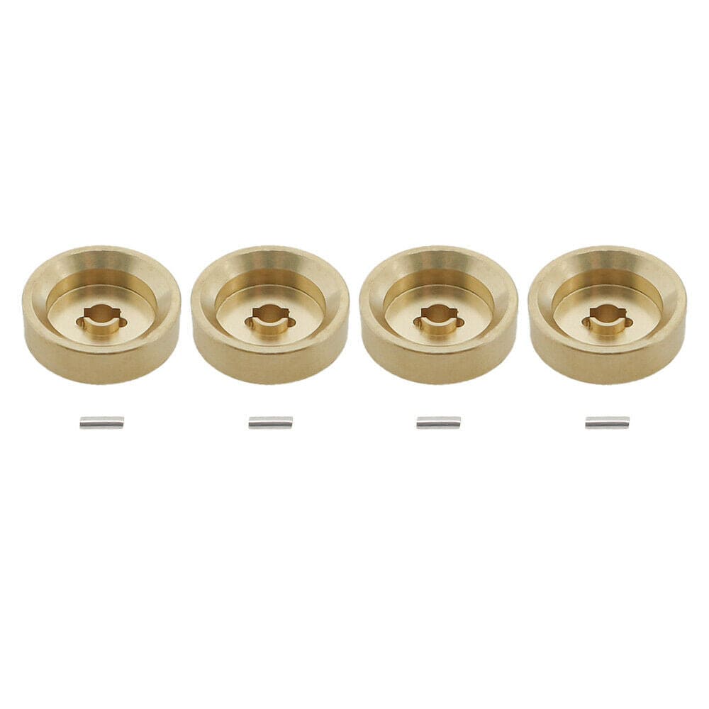 RCAWD AXIAL SCX24 RCAWD Brass Counterweight Hex Hub Adaptors for 1/24 Axial SCX24