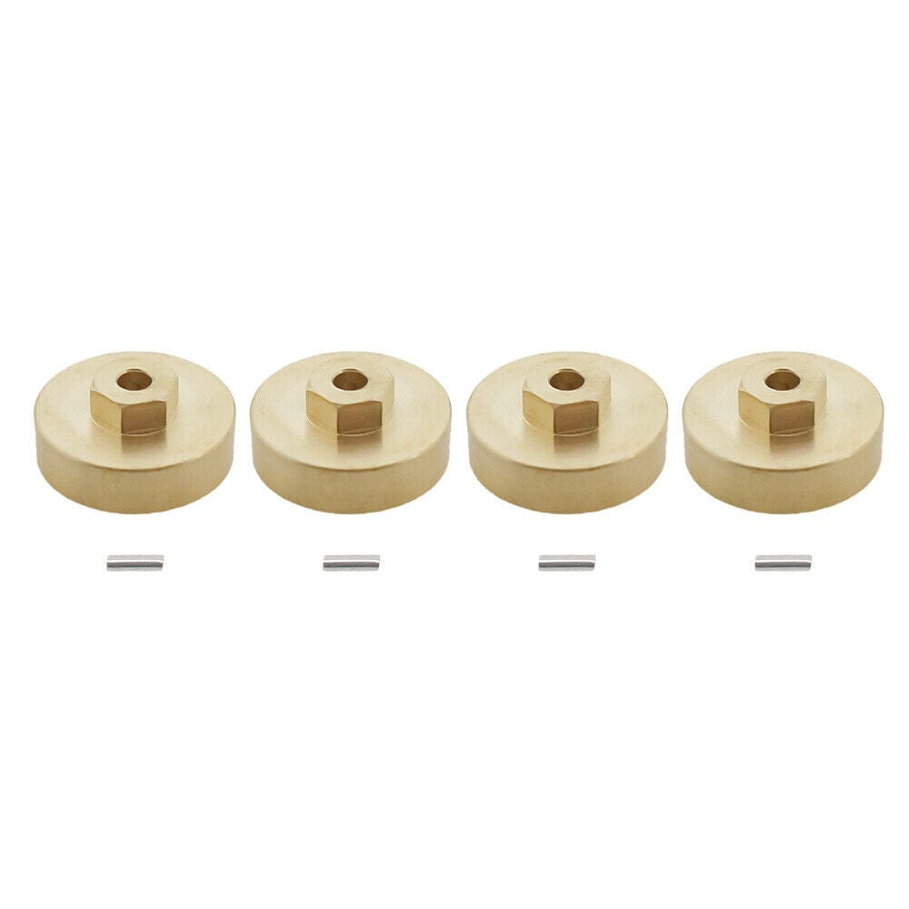 RCAWD AXIAL SCX24 RCAWD Brass Counterweight Hex Hub Adaptors for 1/24 Axial SCX24