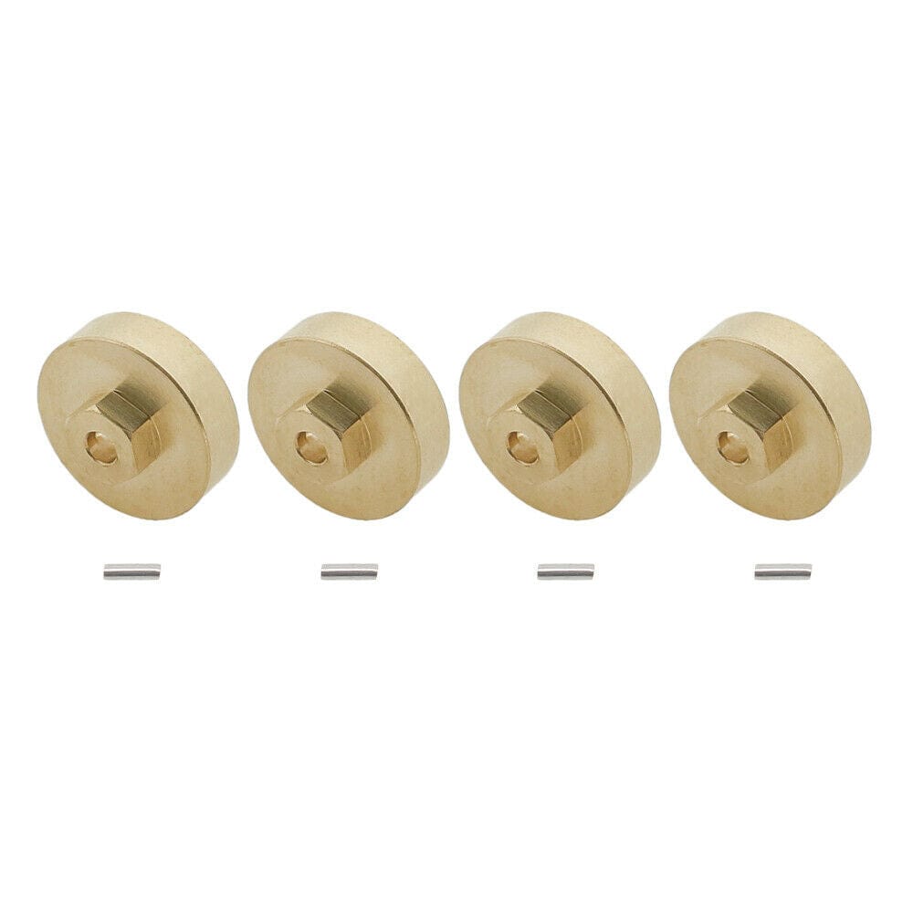 RCAWD AXIAL SCX24 RCAWD Brass Counterweight Hex Hub Adaptors for 1/24 Axial SCX24