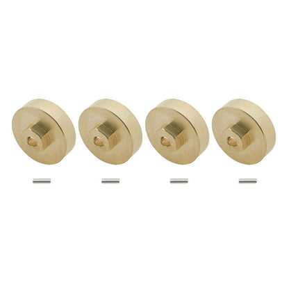 RCAWD AXIAL SCX24 RCAWD Brass Counterweight Hex Hub Adaptors for 1/24 Axial SCX24