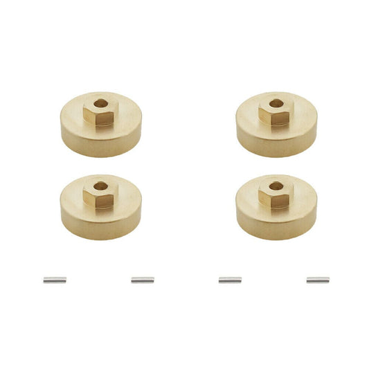 RCAWD AXIAL SCX24 RCAWD Brass Counterweight Hex Hub Adaptors for 1/24 Axial SCX24