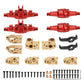 RCAWD AXIAL SCX24 RCAWD FMS FCX24 Upgrades Front Rear Brass & Aluminium Portal Axles Set