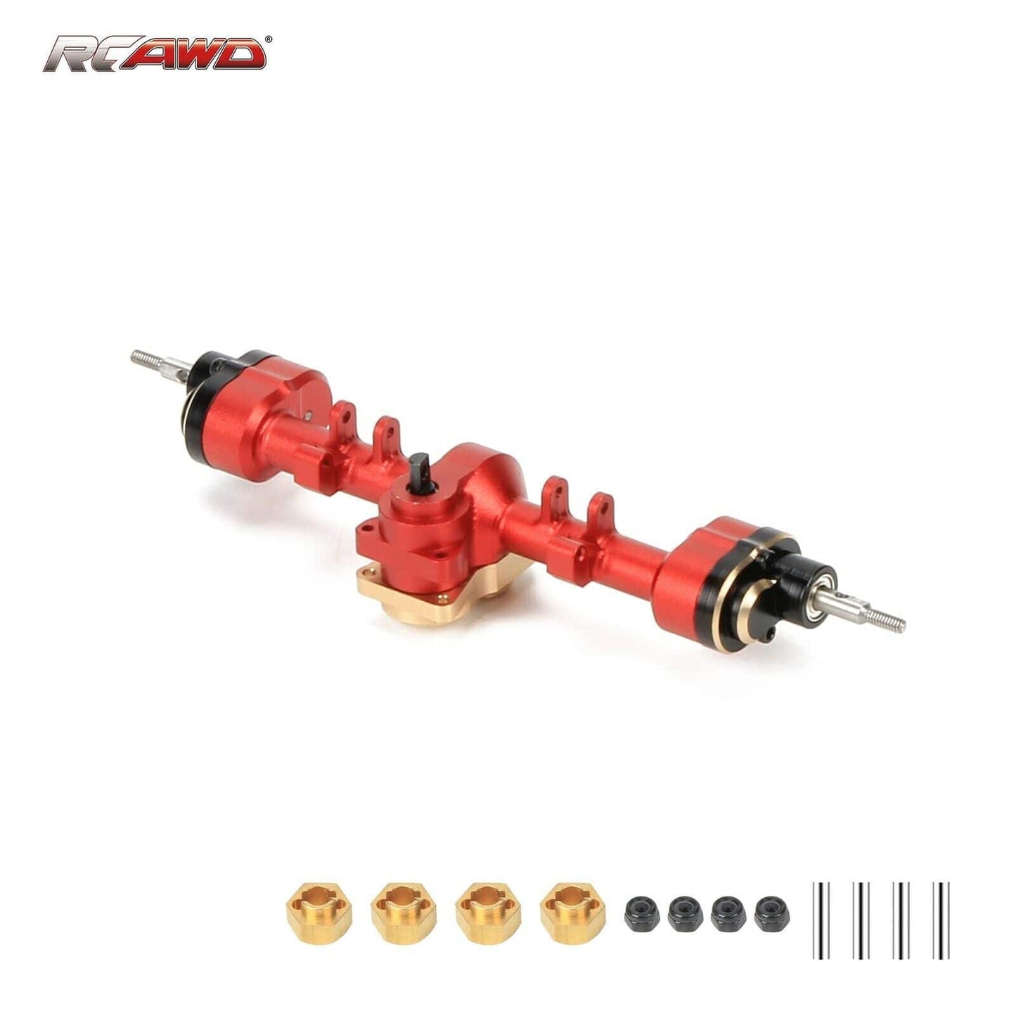 RCAWD AXIAL SCX24 RCAWD full metal rear portal axle for 1/24  Axial SCX24 crawlers