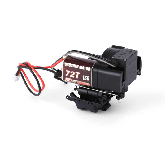 RCAWD AXIAL SCX24 RCAWD SCX24 130 72T Motor 2 Speed Transmission Metal Gearbox Set