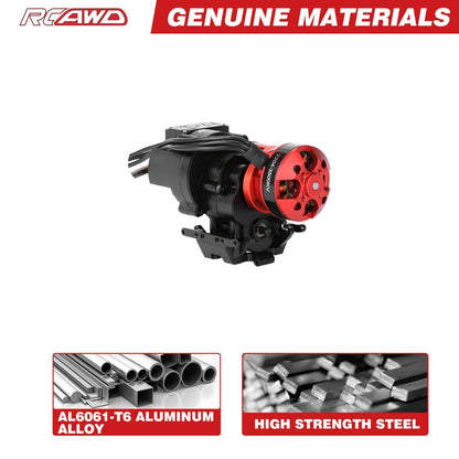 RCAWD AXIAL SCX24 RCAWD SCX24 2 Speed Transmission 25A Brushless ESC Motor Set
