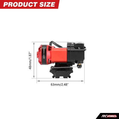 RCAWD AXIAL SCX24 RCAWD SCX24 2 Speed Transmission 25A Brushless ESC Motor Set