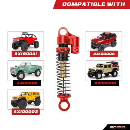 RCAWD AXIAL SCX24 RCAWD SCX24 43mm long travel shocks Threaded Double Barrel Damper SCX2511